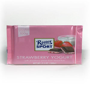 Ritter SPORT Milk Chocolate with Strawberry Yogurt